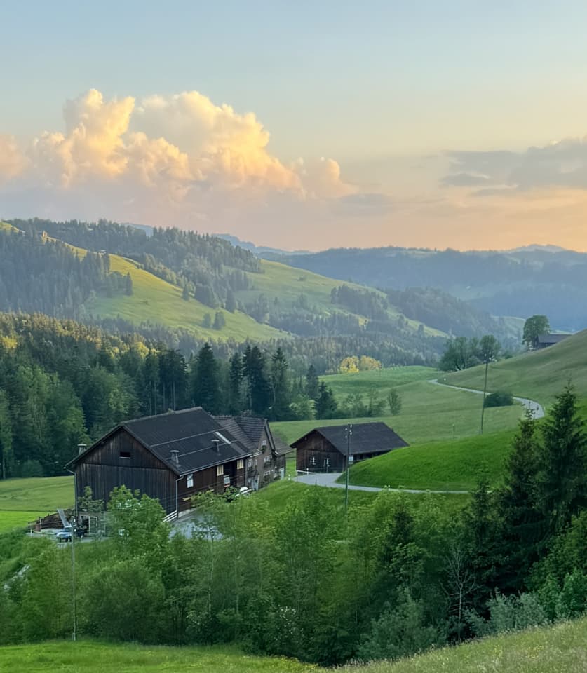 Appenzell landscape surrounding Gais