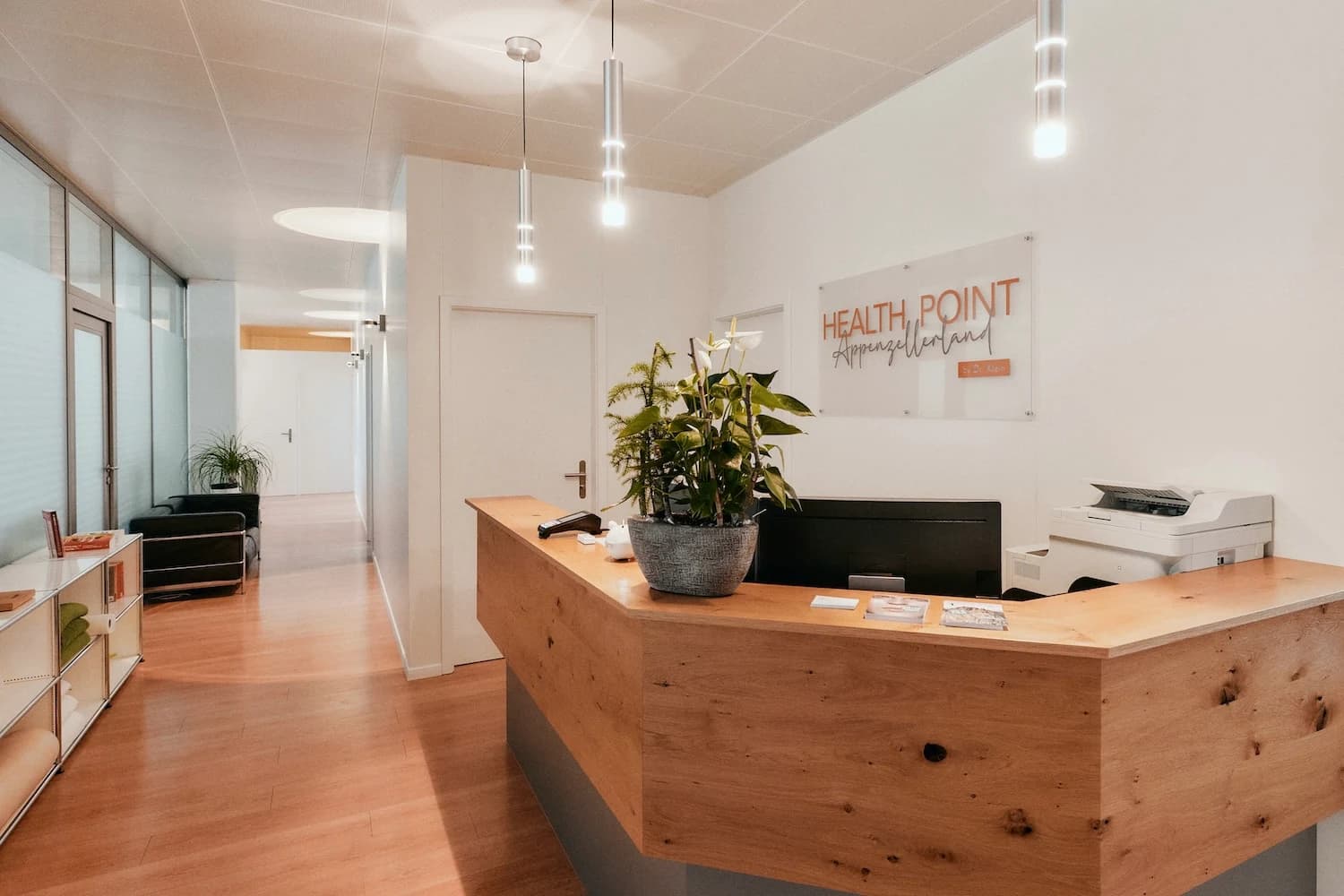 Reception at Health Point Appenzellerland