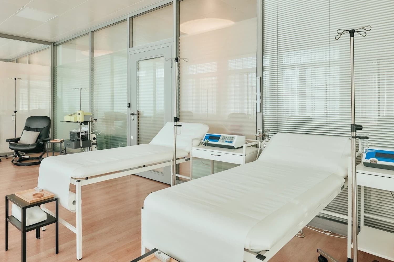 Infusion and treatment spaces at Health Point