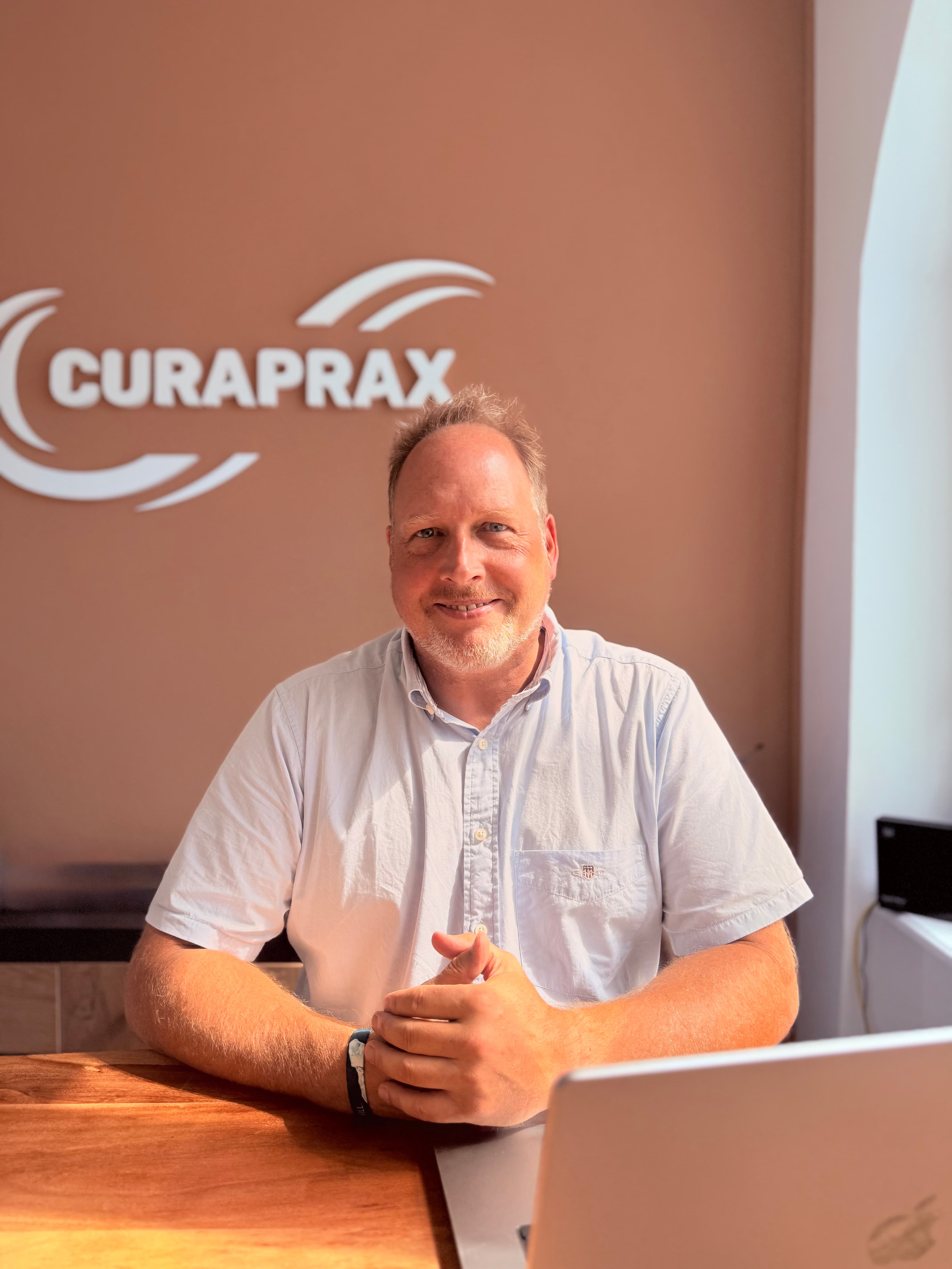 Lars Gienger at CURAPRAX in Bretten